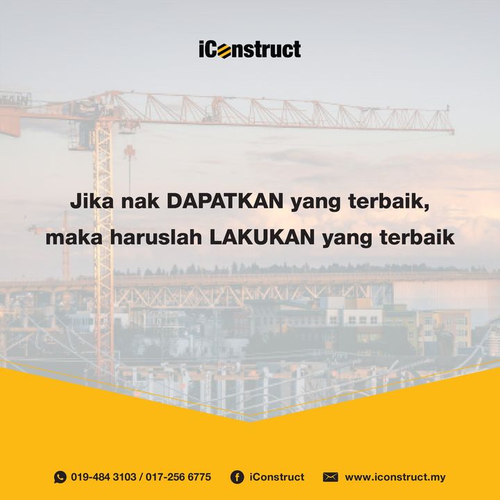 Assalamualaikum & Selamat Pagi Semua Abang-abang Kontraktor.  