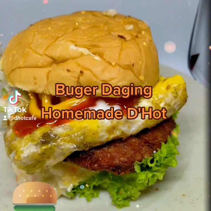 Buger Daging Homemade D\'hot, Daging Yang Diperap Dan 