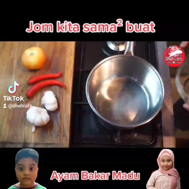 Jom Sama² Buat Ayam Bakar Madu Butter. Menu 