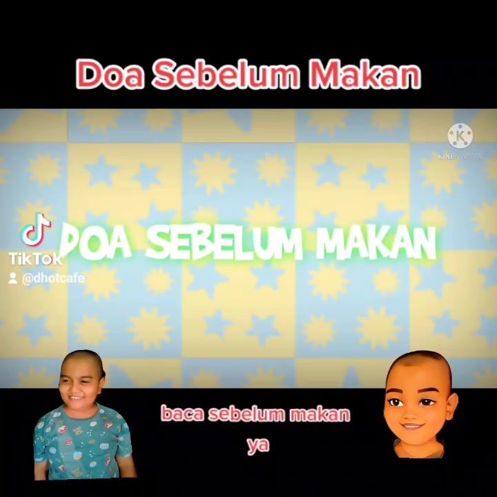 Doa Sebelum Makan... Mari Kita Sama² Belajar Adik²... 