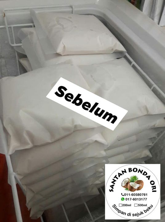 Alamak...santan Dah Habis..sy Nak Stok Santan Sbo Frozen...