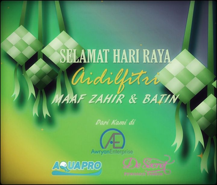 Selamat Hari Raya Aidilfitri Kepada Semua Umat Islam 
