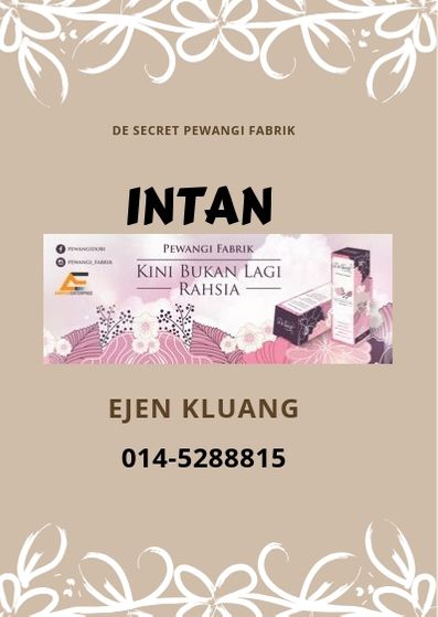 Untuk Pengguna De Secret Pewangi Fabrik... Kami Ada 