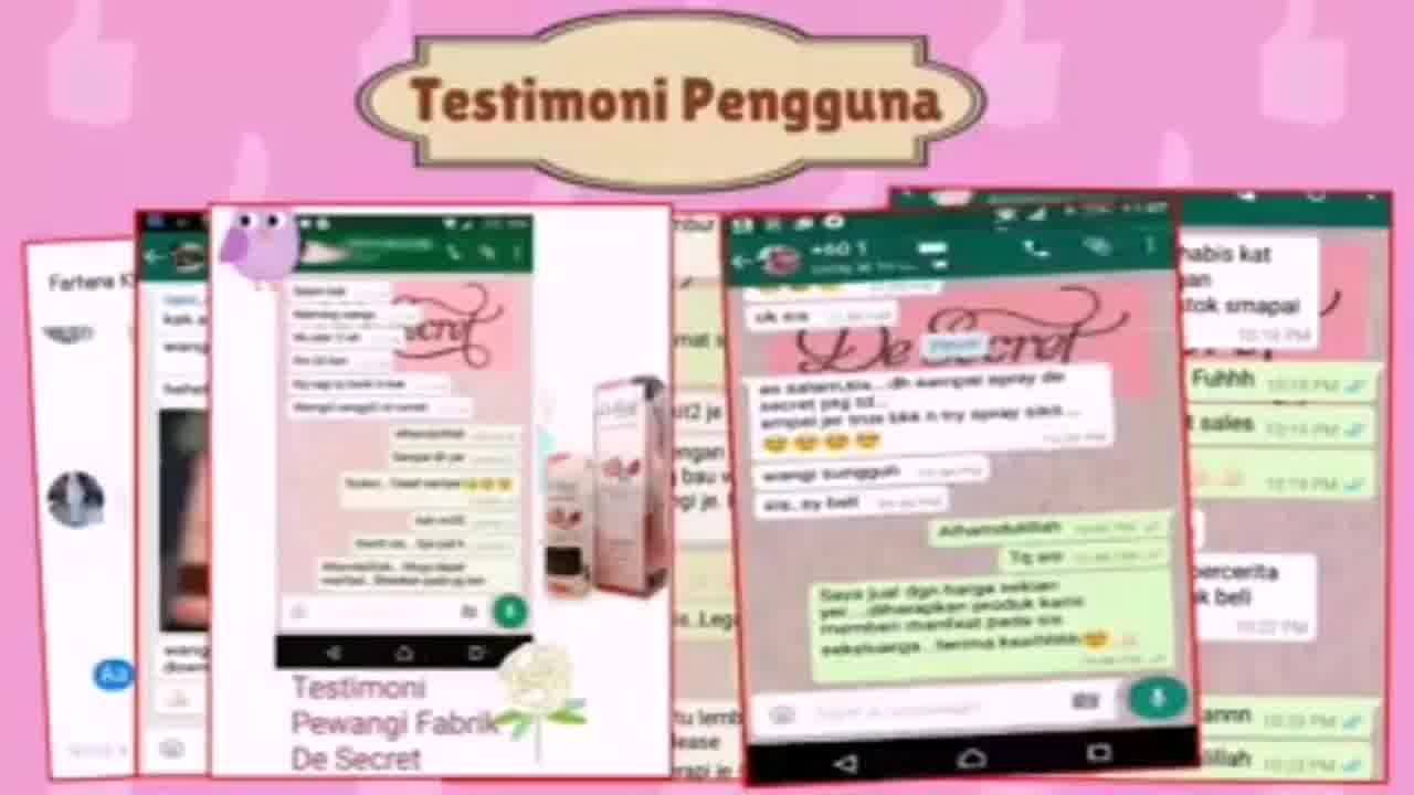Pewangi Fabrik De Secret Yang Mampu Menyelesaikan Masalah-masalah 