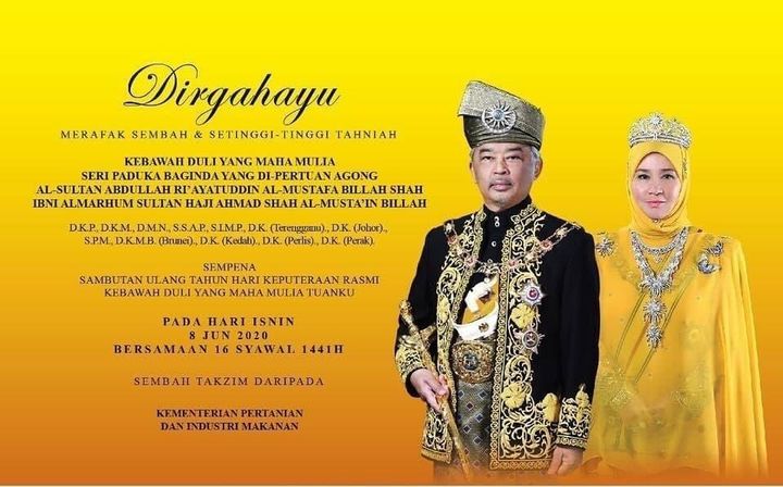 Dirgahayu Tuanku, Daulat Tuanku! 