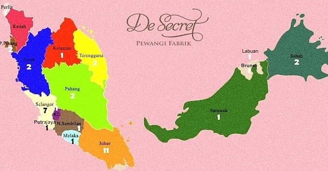 Untuk Pembelian Pewangi Fabrik De Secret Kami Ni 