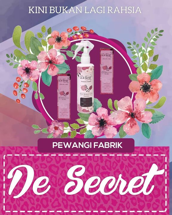 Pewangi Fabrik Serbaguna, Spray Kat Mana-mana Pun Pasti 