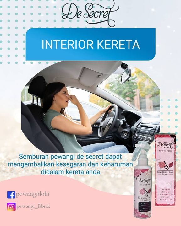 Dalam Kereta Berbau? Spray Her De Secret Nie, 
