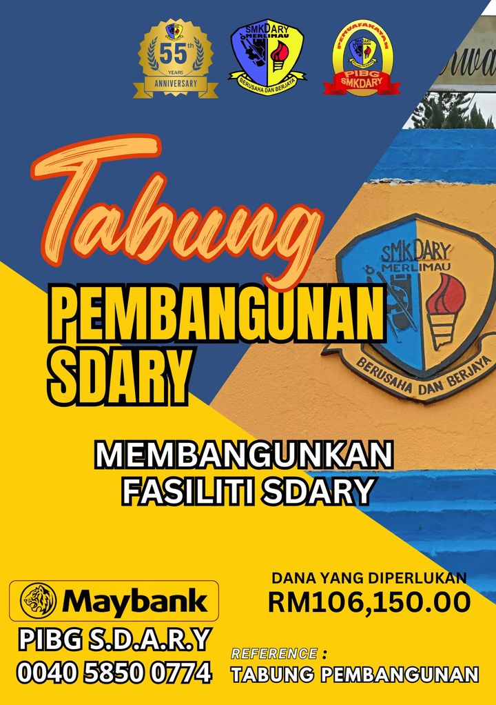Tabung Pembangunan Sdary Pihak Sekolah Dengan Rendah Hati 