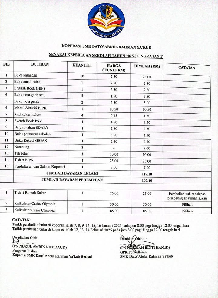 [jualan Buku Sekolah Tahun 2025] 