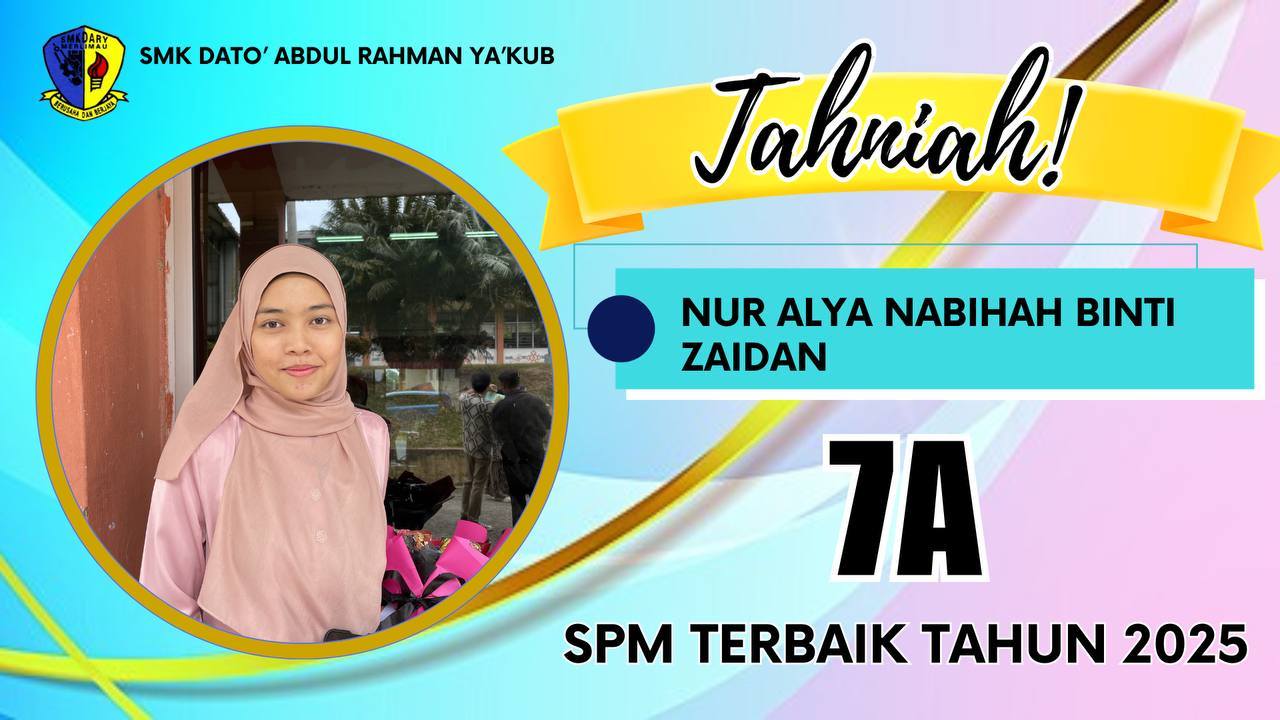 Tahniah Kepada Calon Spm 2025 Yang Mencapai Kecemerlangan 