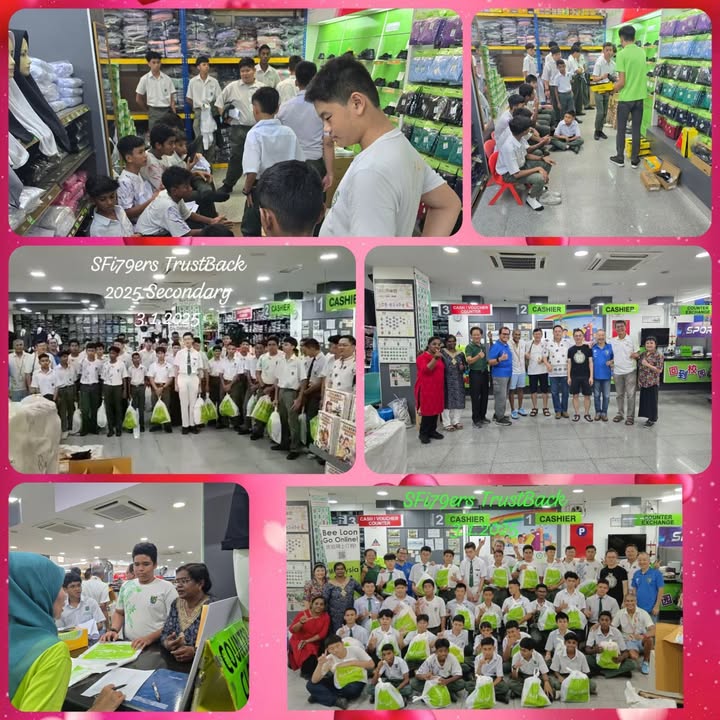 A Total Of 40 Students Were Sponsored School 
