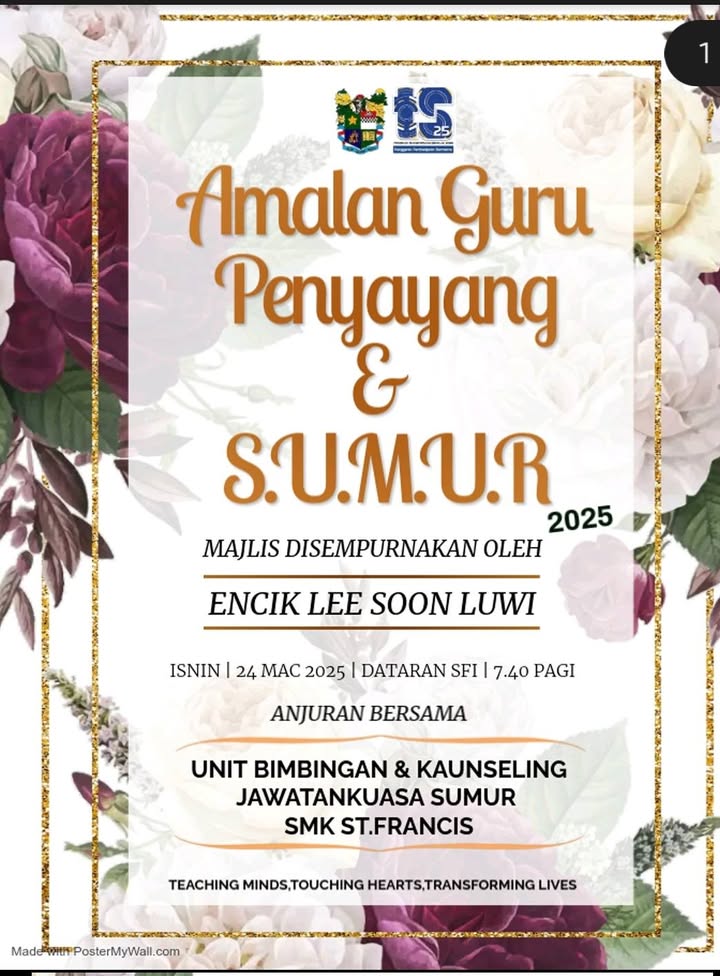 Majlis Pelancaran Program Amalan Guru Penyayang & Sumur 
