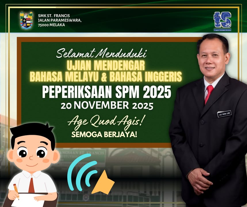 Selamat Menduduki Ujian Mendengar 