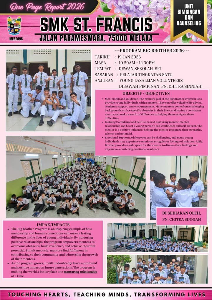 Big Brother 2026 For Form One Students 