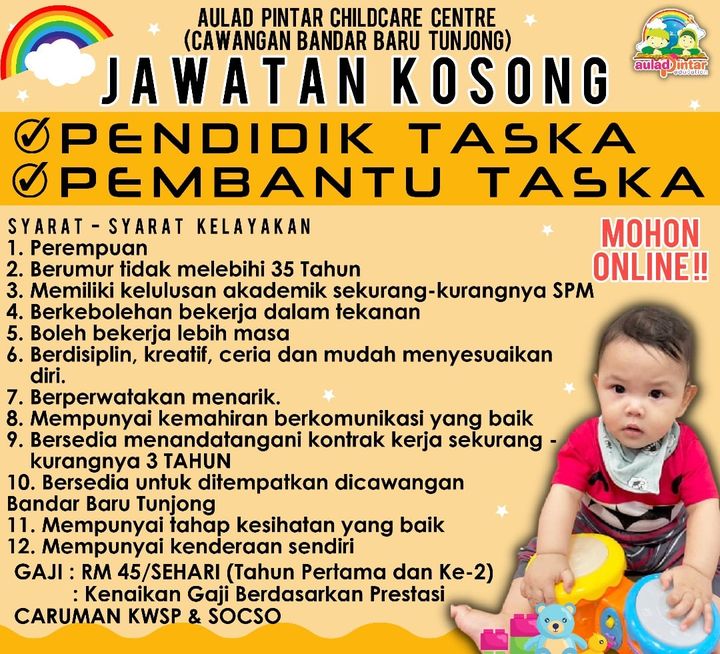 Pendidik Taska Pembantu Taska Https Forms Gle Sp5peeaqcyx1djyd6 