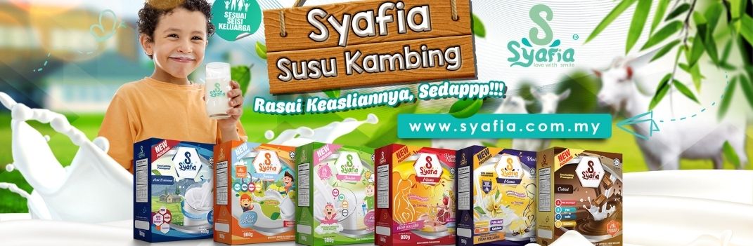 Terima kasih atas kepercayaan dan kesetiaan anda kepada susu Syafia sebagai pilihan minuman utama keluarga