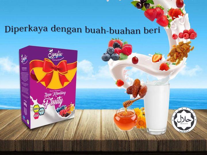 Hmmm..sedapnya Susu Fruity.. Dari Jauh Dah Bau Haruman 