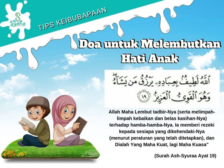 Doa Untuk Melembutkan Hati Anak 