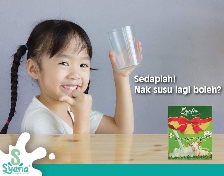 Nikmati Setiap Detik Saat Minum Susu Syafia. Rasai 