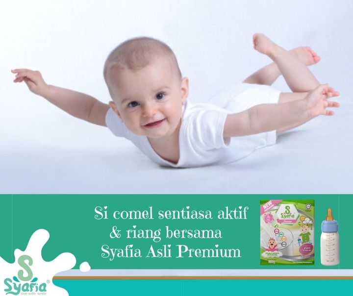 Syafia Asli Premium 900g Mengandungi Tambahan Protein Susu 