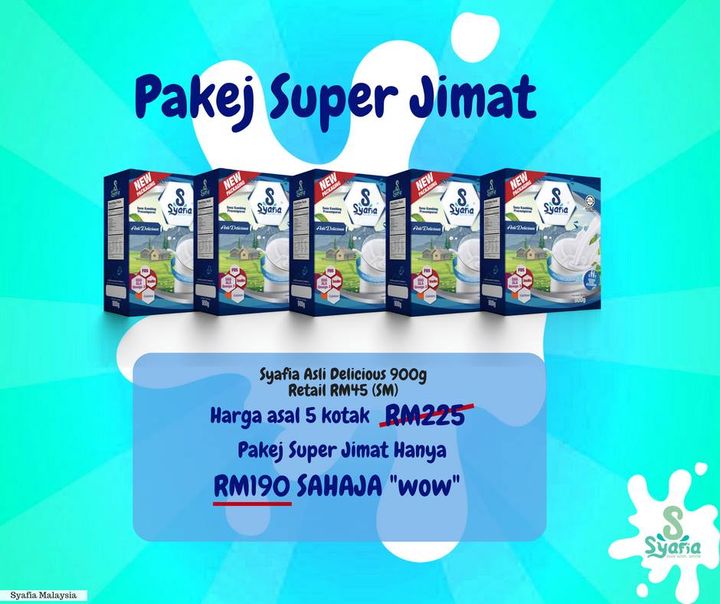 Jom Dapatkan Pakej #superjimat Sekarang. Hubungi Pengedar Kami 