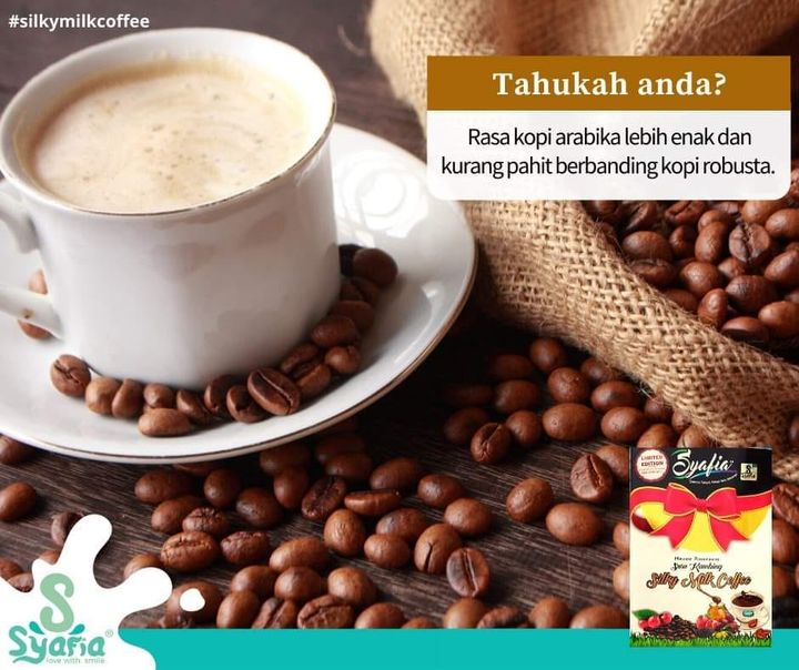 Kopi Arabika Merupakan Antara Bahan Utama Dalam Silky 