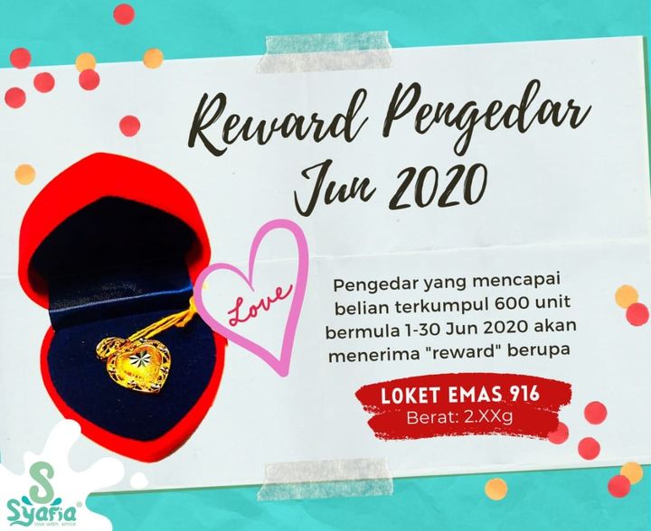 Reward Pengedar Untuk Bulan Jun