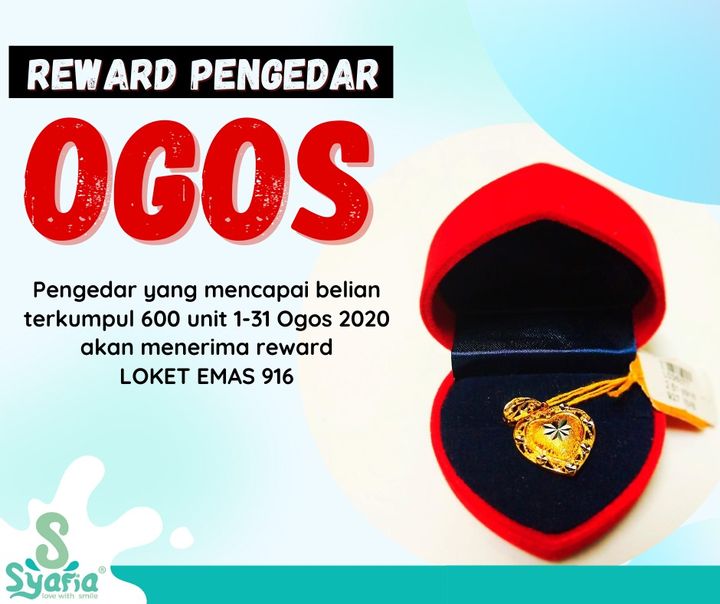 Reward Untuk Bulan Ogos.  