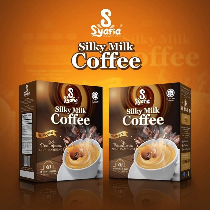 New Packaging, Silky Milk Coffee. 