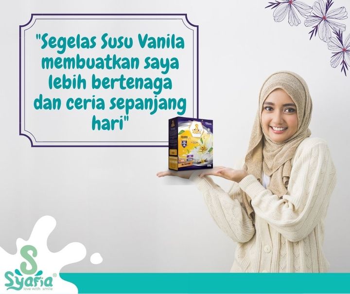 Jom Tampil Cergas Bersama Susu Vanila. 