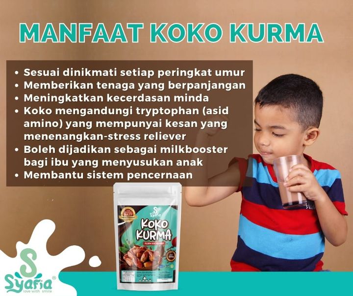 Nikmati Manfaat Minuman Koko Kurma Dengan Hanya Rm15/pack 