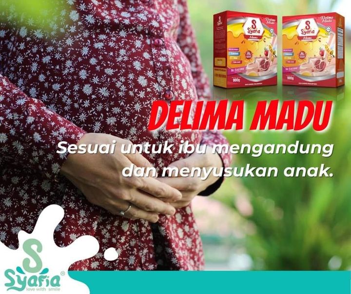 Susu Syafia Delima Madu Tanpa Gula Tambahan  