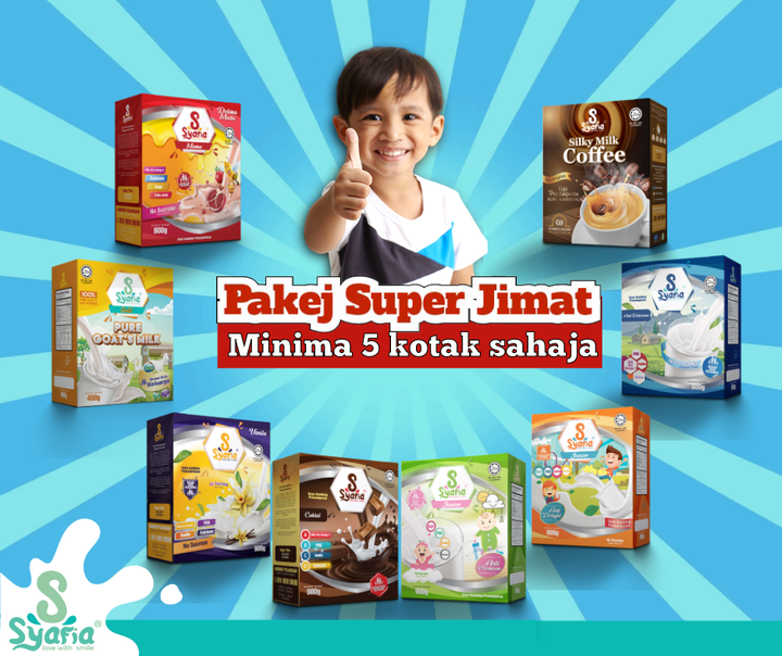 Nikmati Susu Syafia Dengan Pakej Super Jimat Sekarang!!! 