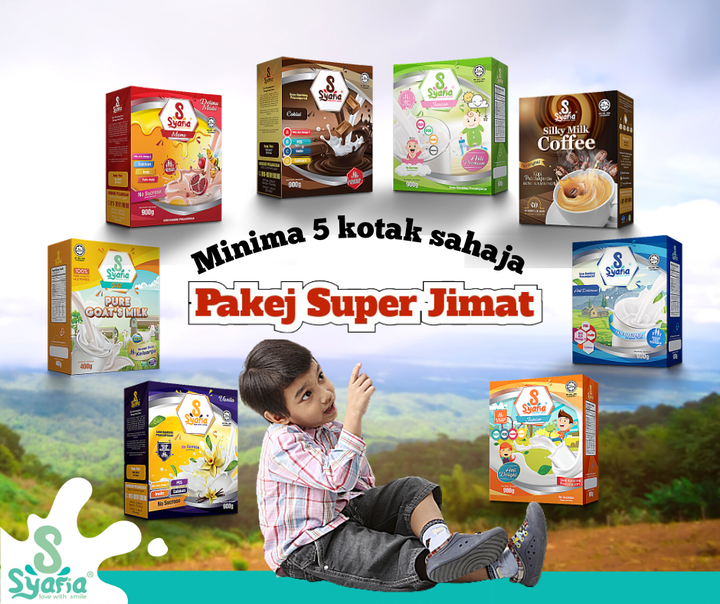 Nikmati Susu Syafia Dengan Harga Pakej Super Jimat 