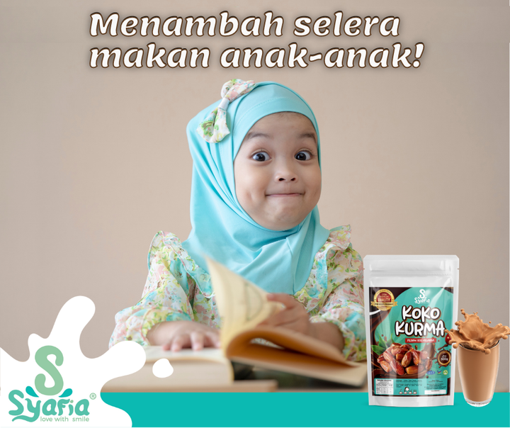 Selera Makan Anak Bertambah Dengan Minuman Koko Kurma