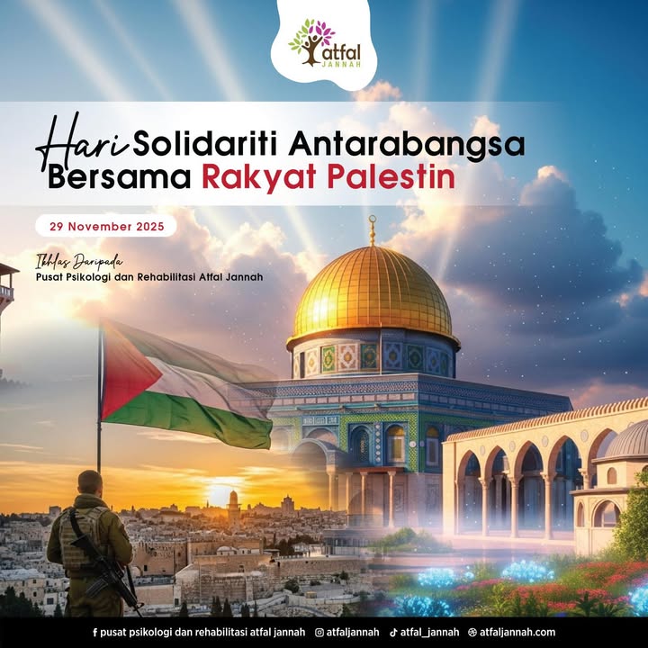 Hari Solidariti Antarabangsa Bersama Rakyat Palestin Bersama Kita 