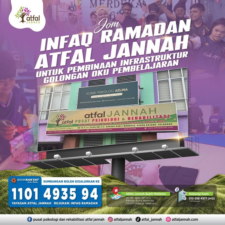 Infaq Ramadan Bersama Membantu Anak Anak Istimewa Mereka 