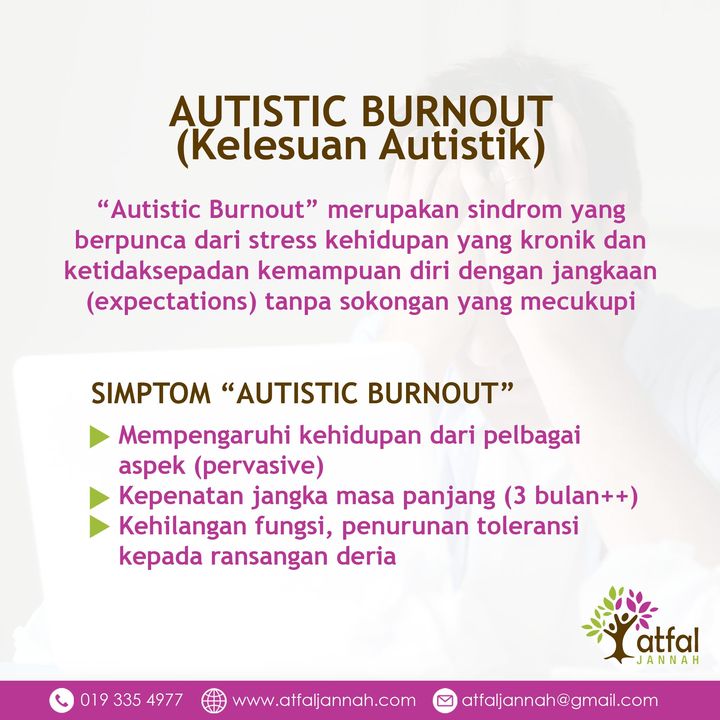 Autistic Burnout (kelesuan Autistik) 