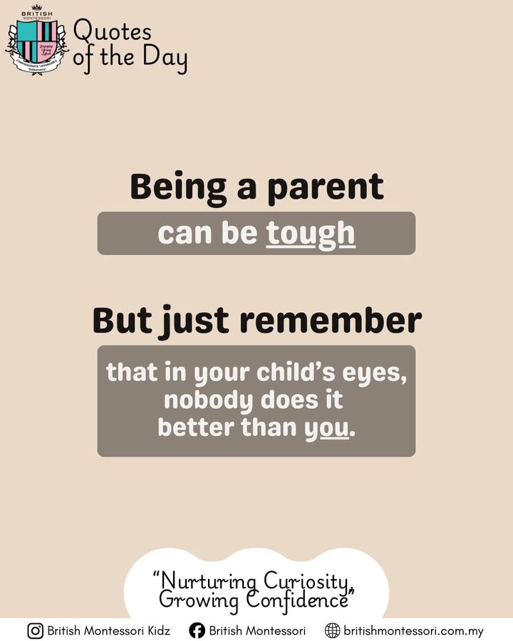 Parenting Is Not About Perfection. 