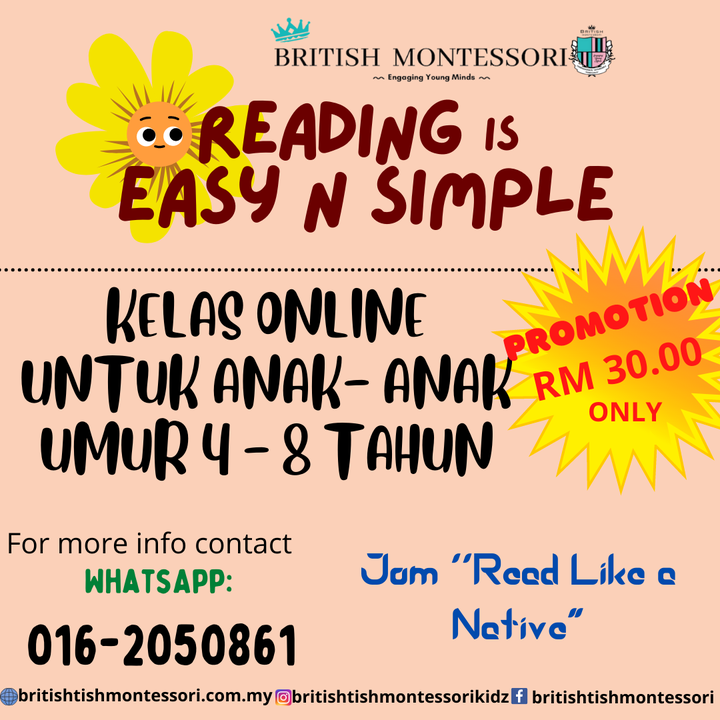 British Montessori Would Like To Bring A Special 