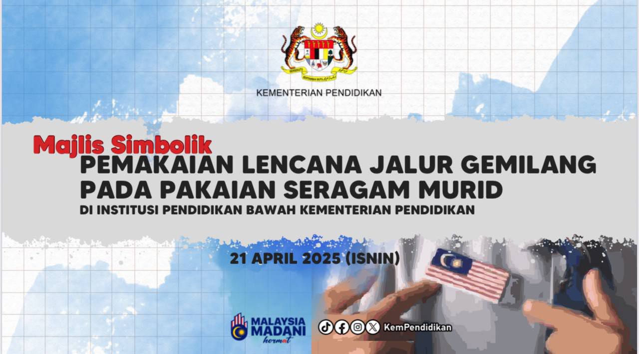 Majlis Simbolik Pemakaian Lencana Jalur Gemilang Pada Pakaian 