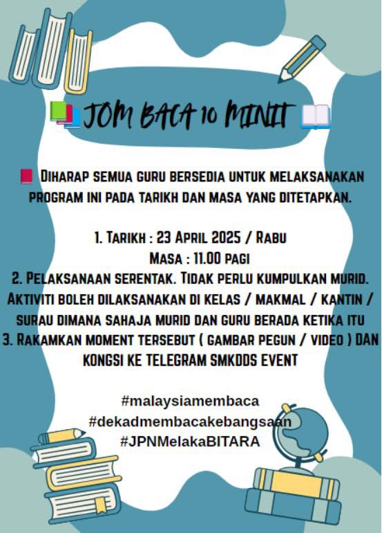 Program Jom Baca 10 Minit 