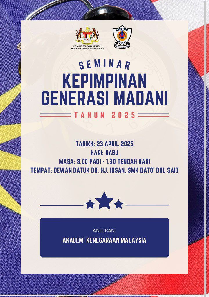 Seminar Kepimpinan Generasi Madani 2025 Anjuran Akademi Kenegaraan 