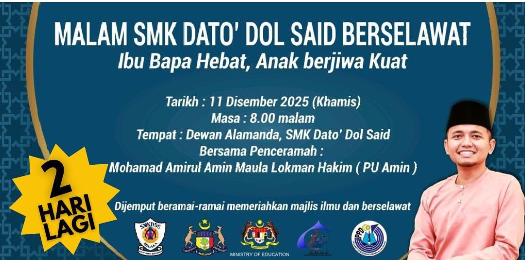 Tinggal 2 Hari Sahaja Lagi! 