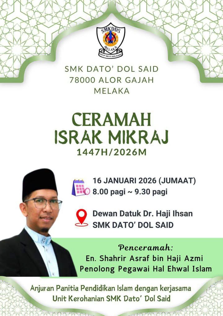 Alhamdulillah, Syukur Atas Kejayaan Program Ceramah Sempena Israk 
