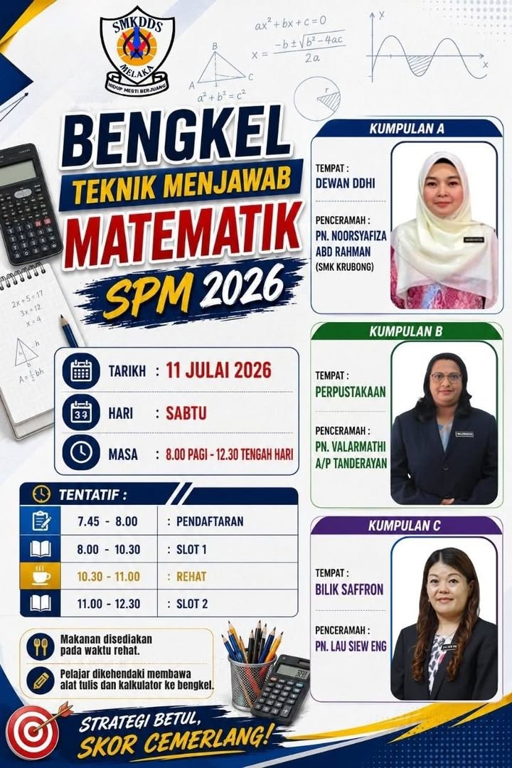 Bengkel Teknik Menjawab Matematik Spm 2026 