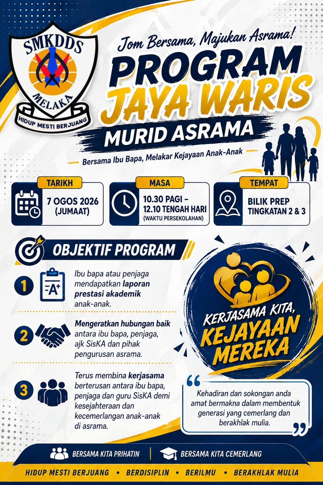 Program Jaya Waris Murid Asrama    