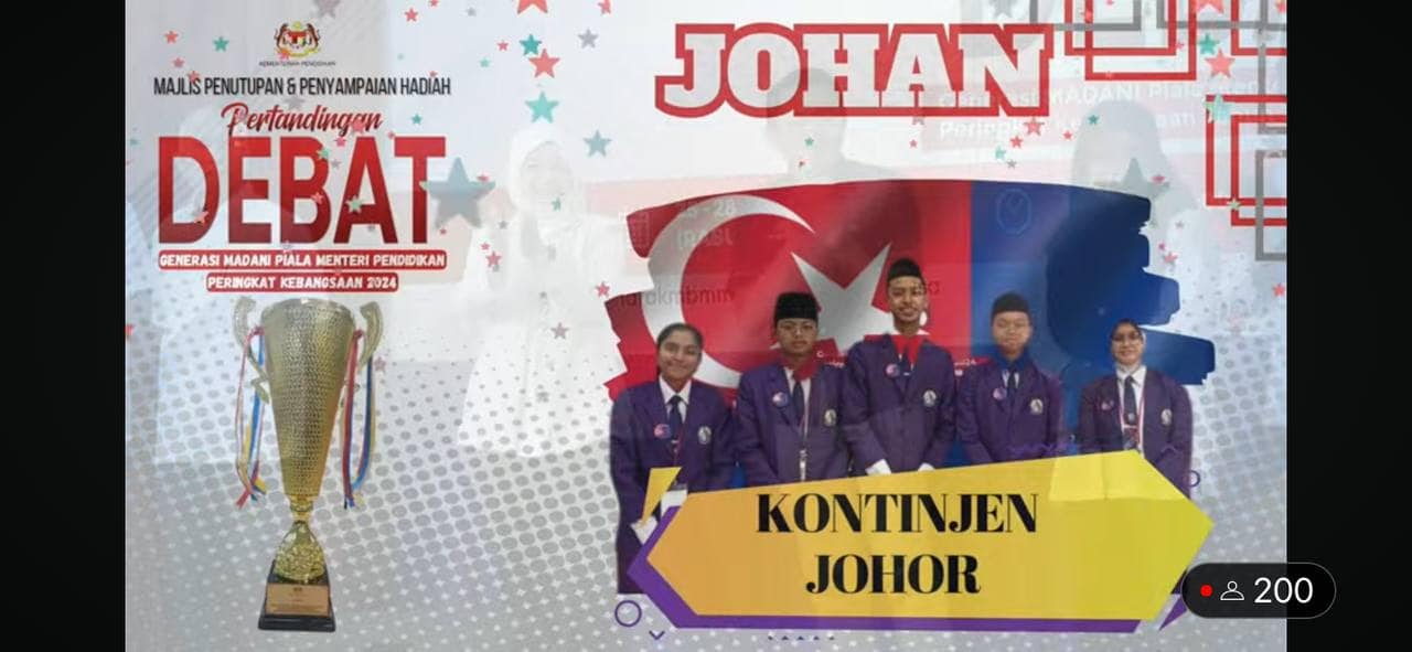 Tahniah Perlawanan Debat Generasi Madani Peringkat Kebangsaan 2024 