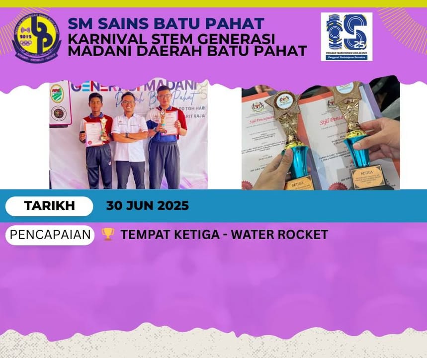 Pertandingan Stem Water Rocket 